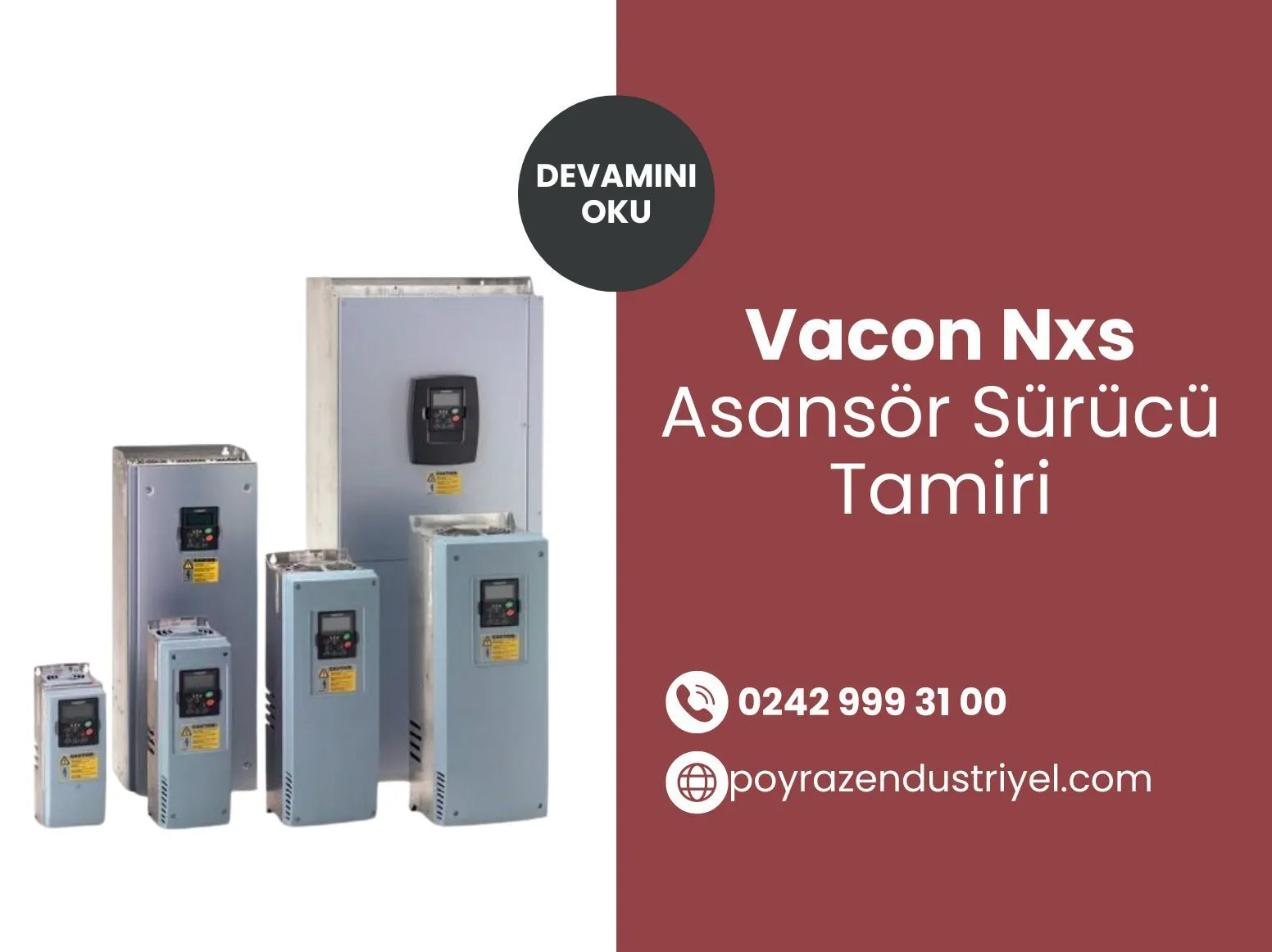 Vacon Nxs Asansör Sürücü Tamiri